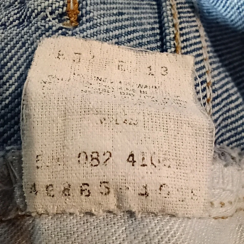Levi's 505 Jeans Mens 34x29 Blue Vintage 80s Made in USA Heritage Straight Leg
